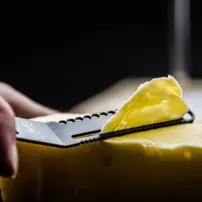 Nože na syr a maslo Style de Vie - sada 6 kusov - čierne