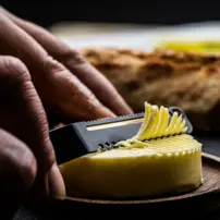 Nože na syr a maslo Style de Vie - sada 6 kusov - čierne