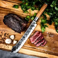 Mäsiarsky nôž kovaný Forged Olive