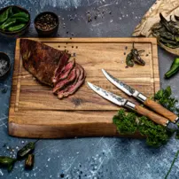 Steakové nože kované - sada 4 kusov - 12 cm Forged Olive