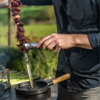 Churrasco servírovacia panvica kovaná