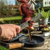 Churrasco servírovacia panvica kovaná