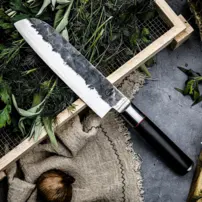 Nôž Santoku kovaný - 18 cm Forged Sebra