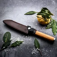 Kožený obal Forged pre nôž Santoku  - 14 cm