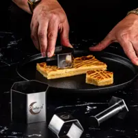 Ozdobné krúžky Plate-it - šesťuholníkové - sada 4 kusov