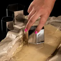 Ozdobné krúžky Plate-it - šesťuholníkové - sada 4 kusov