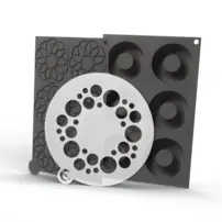 Formičky Plate-it - Kruh - Sada 3 kusov