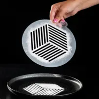 Pokovovacie šablóny Plate-it - šesťuholník - sada 6 kusov