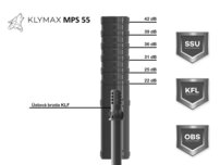 Klymax MPS 55 Aluminium, max. kal. 6-7mm