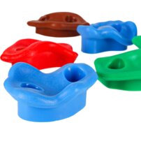 Lezecké kamene, chyty pre deti, farebné, 10 ks + skrutky