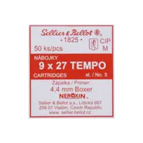 Jatočná nábojka 9mm Tempo st.5 červená 1ks