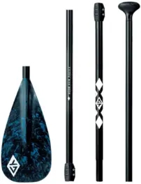 Pádlo SUP Aquatone allstyle Double blade, čierne