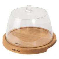 Okrúhla servírovacia doska Friends s pokrývkou - ⌀ 23,8 cm