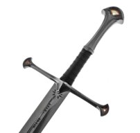 Aragornov meč "ANDURIL - SWORD OF KING" plameň západu - replika s plaketou