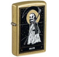 Zippo Benzínový zapaľovač Death Card Design