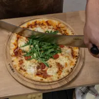 Holandský nôž na syr s profesionálnou čiernou rukoväťou, veľkosť XL, 430 mm