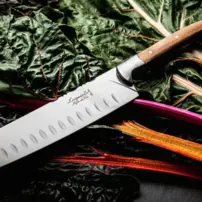Santoku nôž Luxury Line - olivové drevo