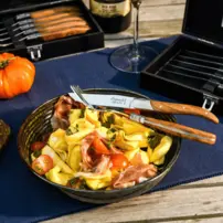 Steakové nože Luxury Line - Sada 6 kusov - Olivové drevo