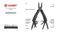 Kliešte multifunkčné,  multitool GANZO