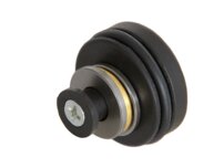 Hlava piestu tichá, hubový tvar