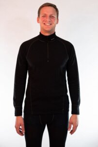 Pánske termo tričko Devold Duo Active man zip neck