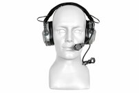 Elektronická slúchadlá Earmor M32 s mikrofónom - sivá