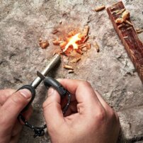 Kresadlo Light My Fire FireSteel ARMY 2v1, rustyorange