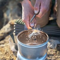 Kresadlo Light My Fire FireSteel SCOUT 2v1, hazyblue