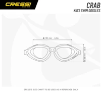 Detské plavecké okuliare Cressi Crab Swim