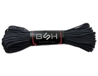 Paracord šnúra BSH Advenure, čierna 30m
