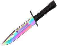 Nôž Bajonet M9 Rainbow Fade N-715H
