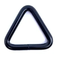 Trojuholník zváraný 4x25mm čierny, nikel