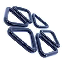 Trojuholník zváraný 4x25mm čierny, nikel