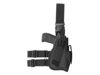 Pištoľové puzdro stehenné, čierna