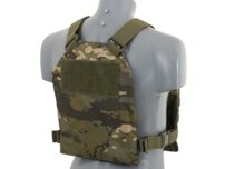 Taktická vesta SPC s imitáciou plátov, multicam tropic
