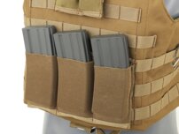 Elastická troj-sumka na M4, coyote