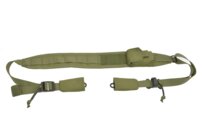 Taktický nastaviteľný dvojbodový popruh, oliva